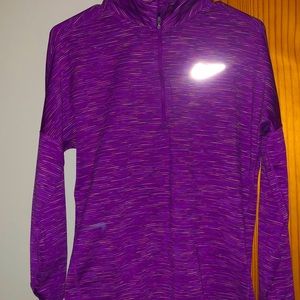 Purple Nike running 3/4 zip - worn 1 time only